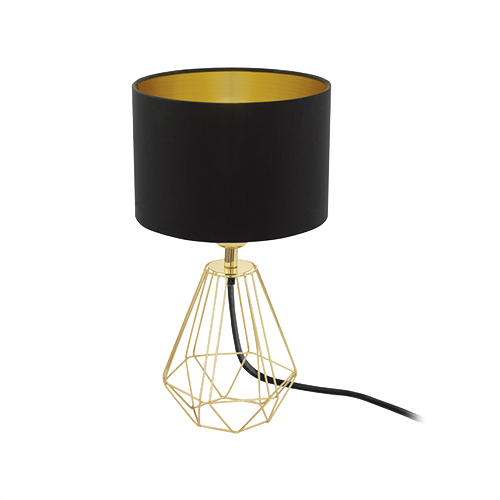 EUROLUX T159BG CARLTON2 165mm BLACK & GOLD LAMP