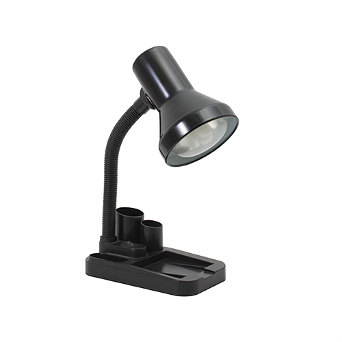 EUROLUX T24B BLACK ORGANIZER DESK LAMP
