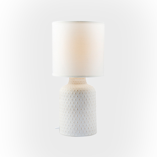 EUROLUX T649W CASTILE WHITE TABLE LAMP