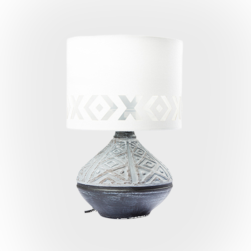 EUROLUX T650GY BALI GREY TABLE LAMP