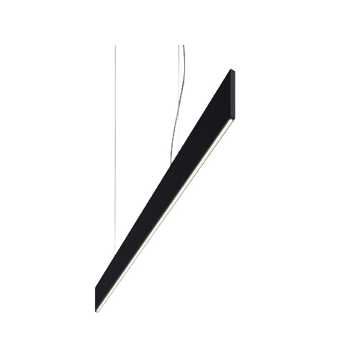 SPAZIO 3975.30.30 SAND BLADE BLACK LED PENDANT