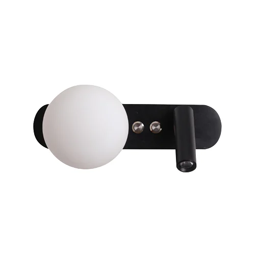 SPAZIO 5243.1 BELLAGIO BLACK MARBLE WALL LIGHT