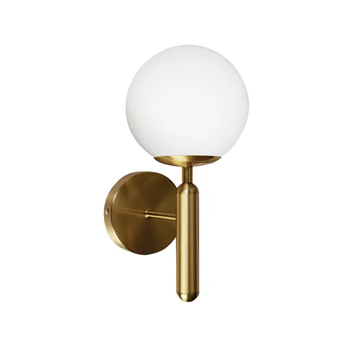 SPAZIO 5257.10 CASSIA SATIN GOLD WALL LIGHT