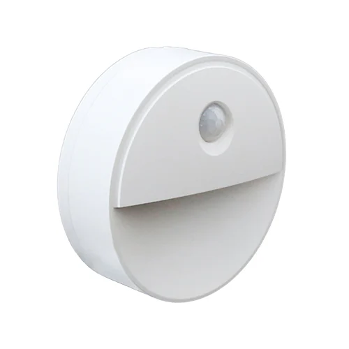 SPAZIO 7010.31 DOT WHITE ABS LED WITH MOTION SENSOR WALL LIGHT