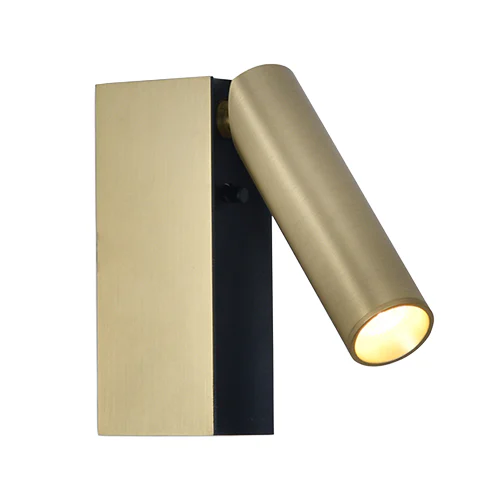 SPAZIO 8299.3010 TIME UP GOLD LED WALL LIGHT