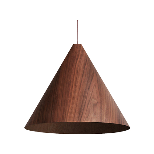 SPAZIO 8670.33.02 CONICA WALNUT VENNER & PLYWOOD PENDANT