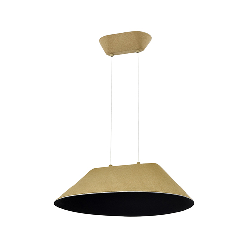 SPAZIO 8715.1 AKIRA ROUND OLIVE GREEN & BLACK PENDANT