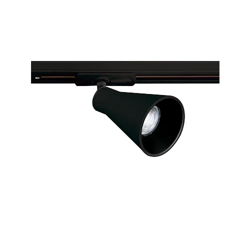 SPAZIO 8922.1.30 SPOT ON BLACK ADJUSTABLE 3 WIRE SPOT LIGHT