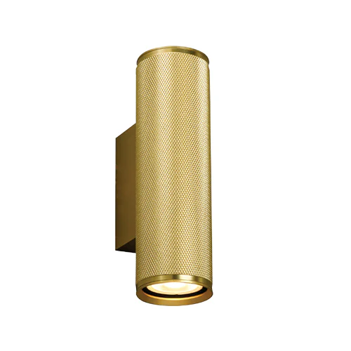 SPAZIO 8927.2.10 BOSTON 2 ANNEALED GOLD WALL LIGHT