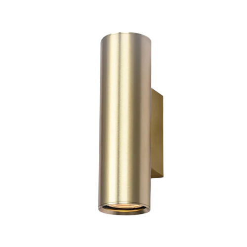 SPAZIO 8928.2.10 CYLINDRO 2 LIGHT GOLD WALL LIGHT