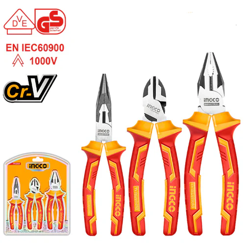INGCO HIKPS28318 INSULATED PLIERS SET - Image 2