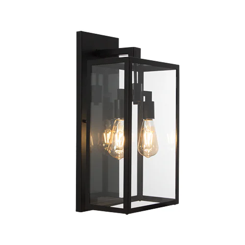BRIGHT STAR L626 BLACK METAL WALL LANTERN