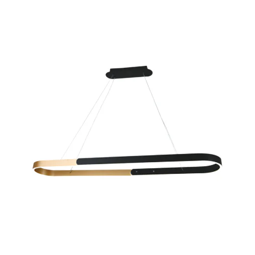 BRIGHT STAR PEN253 BLACK & BRASS LED PENDANT