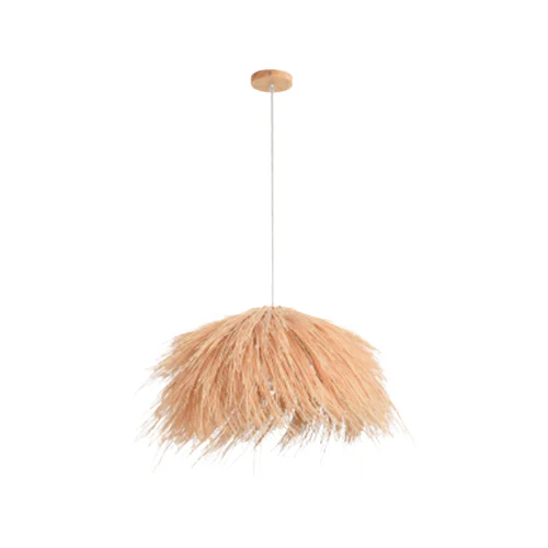 BRIGHT STAR PEN258 RATTAN WOOD PENDANT