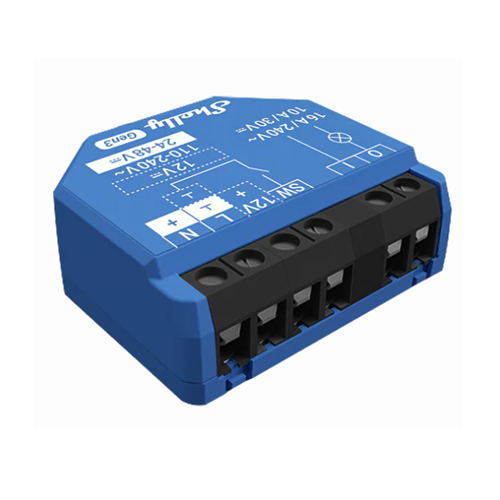 SHELLY 1 GEN3 SMART SWITCH