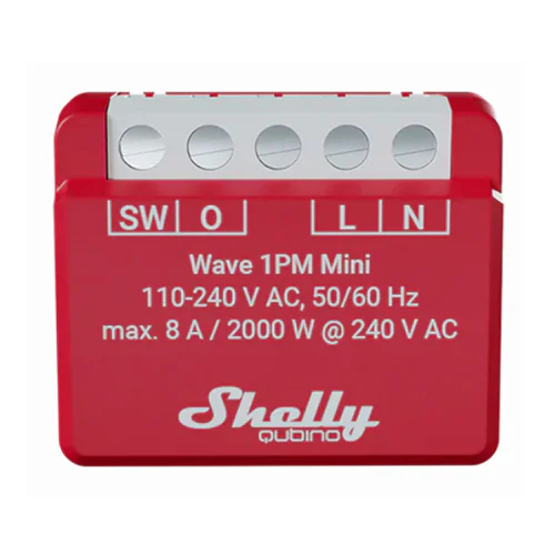 SHELLY WAVE 1PM MINI POWER METER SWITCH