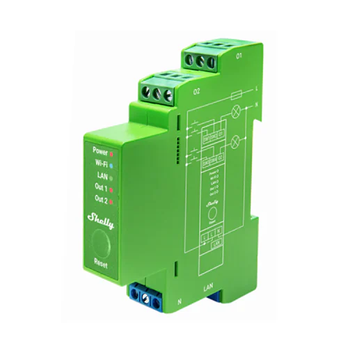 SHELLY PRO 2PM DIMMER POWER METER SWITCH