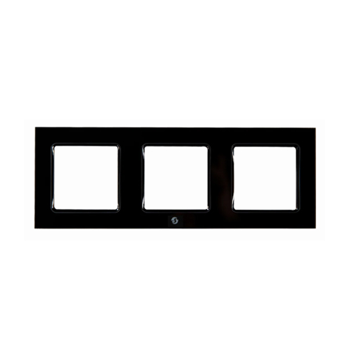 SHELLY 3 SMART WALL SWITCH FRAME - BLACK