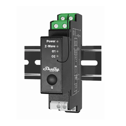 SHELLY WAVE PRO 2PM POWER METER SWITCH