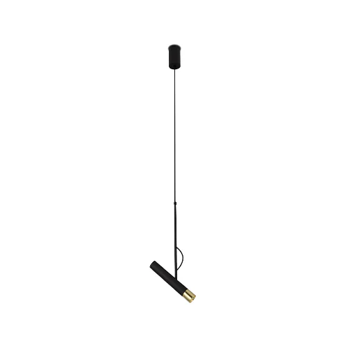 SPAZIO 1921-1 BLACK & GOLD LED SPOT PENDANT