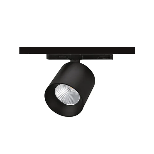 SPAZIO 4137.20334.30T4 NEW YORK 3CCT BLACK 4 WIRE LED TRACK SPOT LIGHT