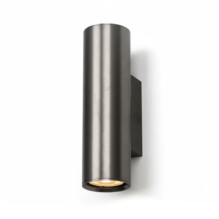 SPAZIO 8928.2.34 CYLINDRO 2 LIGHT GRAPHITE WALL LIGHT
