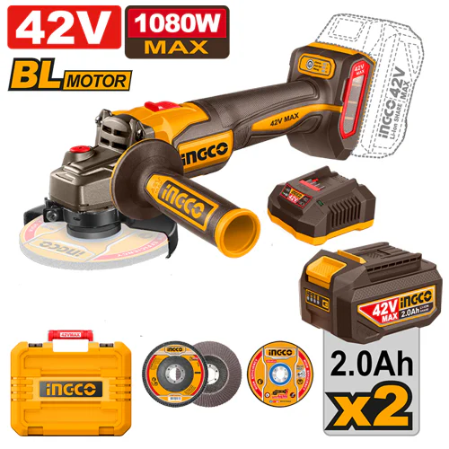 INGCO CAGLI4108112 ANGLE GRINDER TOOL SET