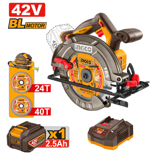 INGCO CSLI4218511 CORDLESS 185MM CIRCULAR SAW