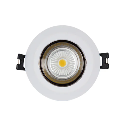 EUROLUX D159WGM WHITE & GUN METAL 90mm TILT DOWNLIGHT