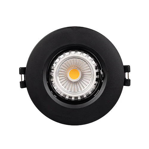 EUROLUX D165B BLACK FIXED DOWNLIGHT