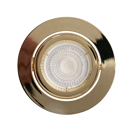 EUROLUX D19PB POLISHED BRASS 94MM TILT TWIST DOWNLIGHT