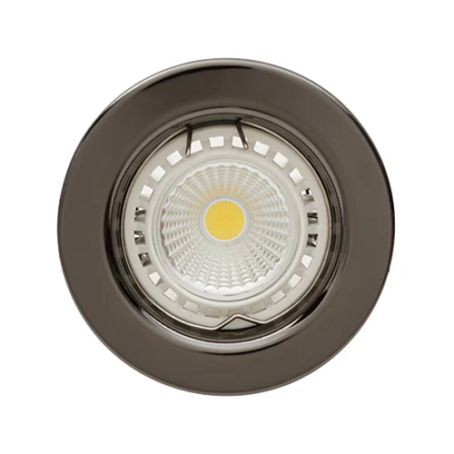 EUROLUX D25GM GUN METAL STRAIGHT ROUND DOWNLIGHT