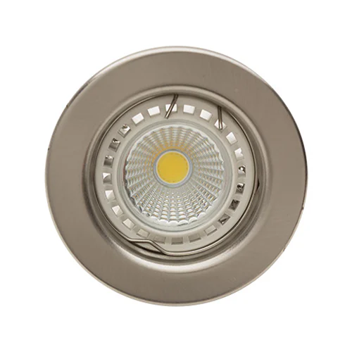 EUROLUX D25SC SATIN CHROME STRAIGHT ROUND DOWNLIGHT