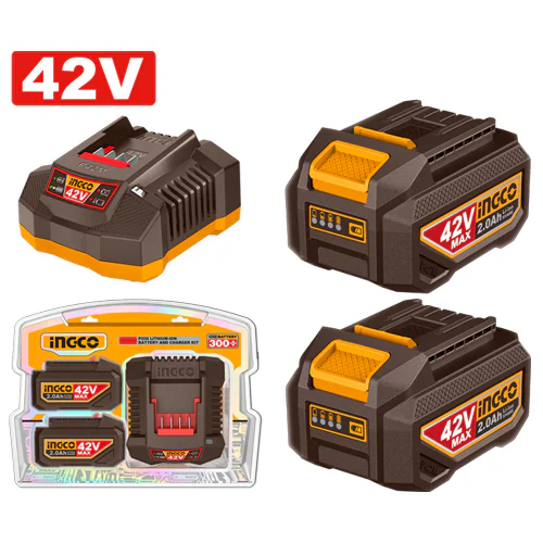 INGCO FBCPM20221 42V BATTERY & CHARGER SET - 2.0AH