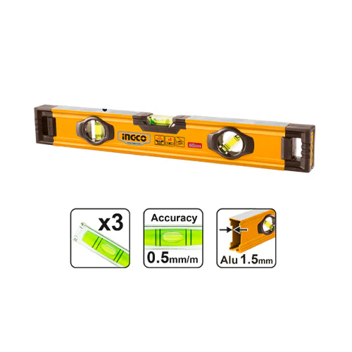 INGCO HSL08060 600MM SPIRIT LEVEL