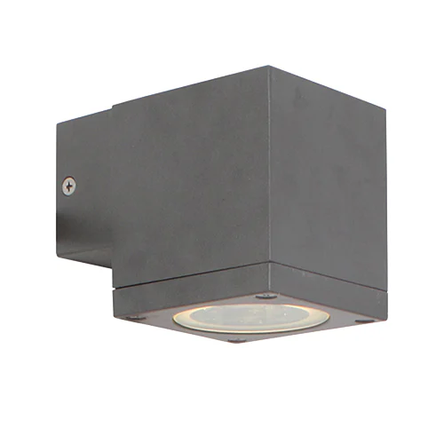 EUROLUX O242GT KUBE GRAPHITE UP OR DOWN FACING WALL LIGHT