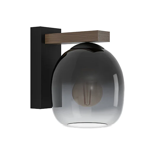 EUROLUX W660 FILAGO BLACK & BROWN WALL LIGHT