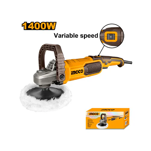 INGCO AP140016 1400W 180MM ANGLE POLISHER - Image 2