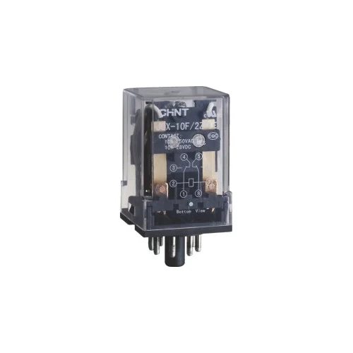 CHINT JQX-10F-2Z 8 PIN 10A 24VDC PLUG-IN POWER RELAY