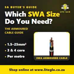 What is armoured cable (SWA) and what size do you need — Lite-Glo buyer's guide