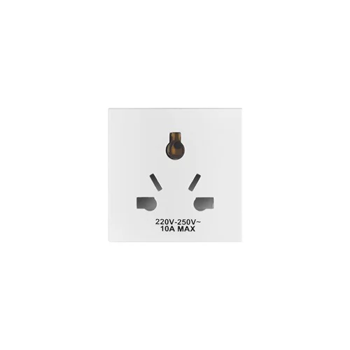 DIAMOND 11916/001 MULTI-STANDARD 10AMP SOCKET MODULE, WHITE