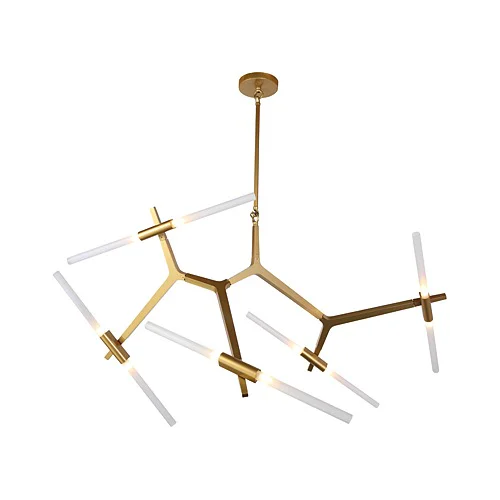 K-LIGHT DL-KLCH-8320/10 30W SATIN GOLD BRANCH PENDANT