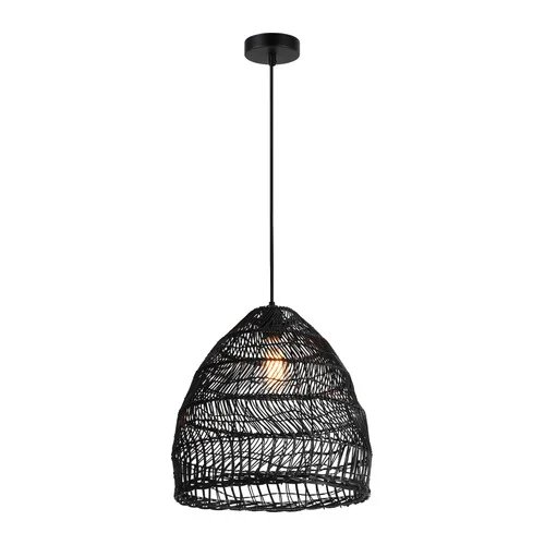 K-LIGHT E-KLCH-7127/BL 1XE27 RATTAN PENDANT BLACK