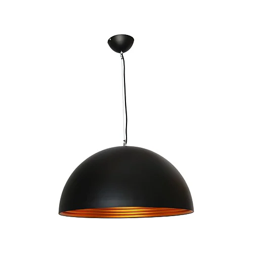 K-LIGHT H-KLCH5005-60/B LARGE DOME PENDANT BLACK & GOLD