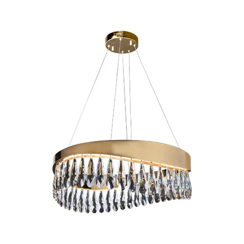 K-LIGHT K-LED-89095 25W LED IMPERIAL ROUND GOLD+CRYSTAL CHAND