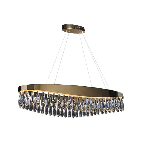K-LIGHT K-LED-89099 30W LED IMPERIAL OVAL GOLD+CRYSTAL CHAND