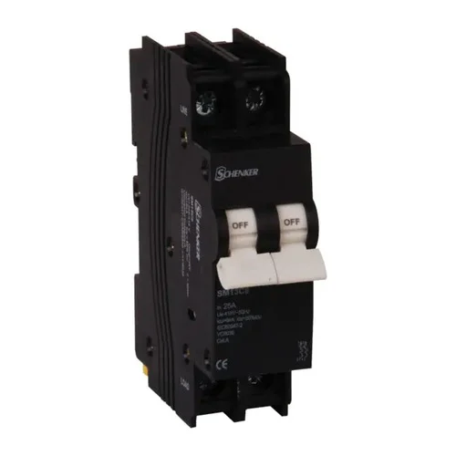 SCHENKER SM13C3-263 2 POLE 3KA 63AMP CIRCUIT BREAKER