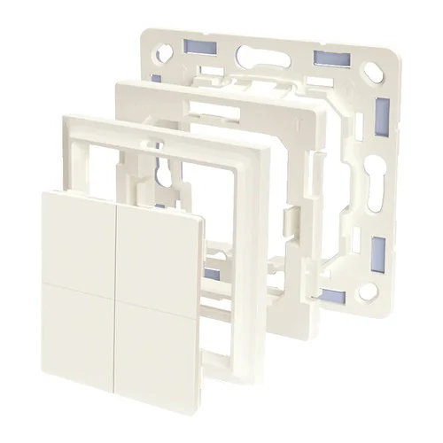 SHELLY BLU WALL SWITCH 4 + GIRA/MERTEN ADAPTER